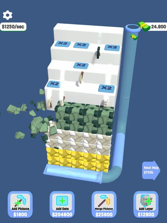 Miner Stairs iPad  Screenshots