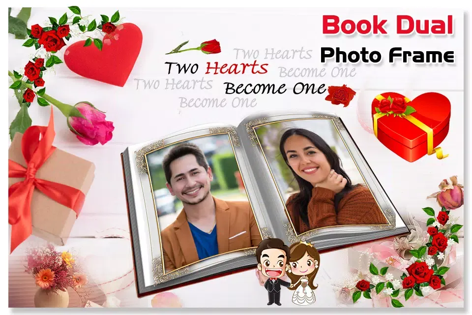 Book Dual Photo Frame Screenshots