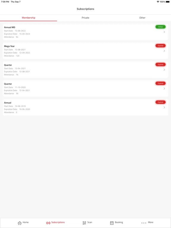 Скриншоты Snap Fitness EG iPad 