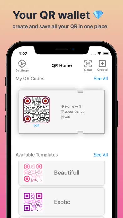 Tangkapan layar QR Code Maker - Scanner