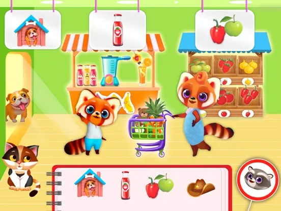 Shopping Game 3-5 years iPad  स्क्रीनशॉट