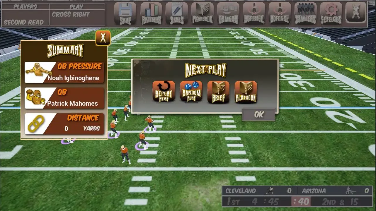 Play Caller - Pro Football Foc স্ক্রিনশট