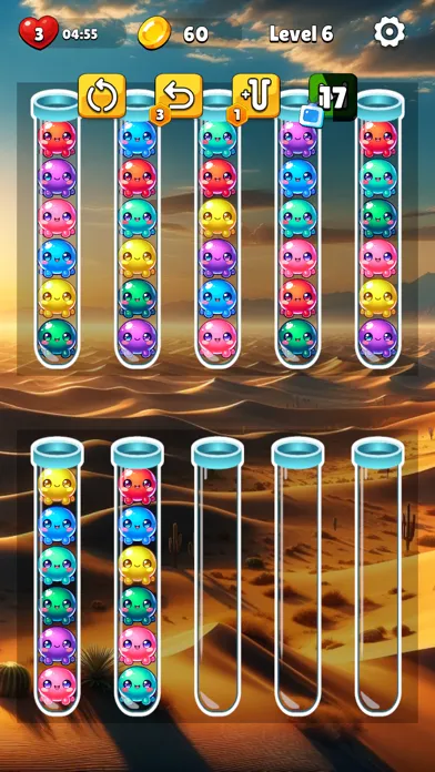 Cute Color Sort Puzzle スクリーンショット