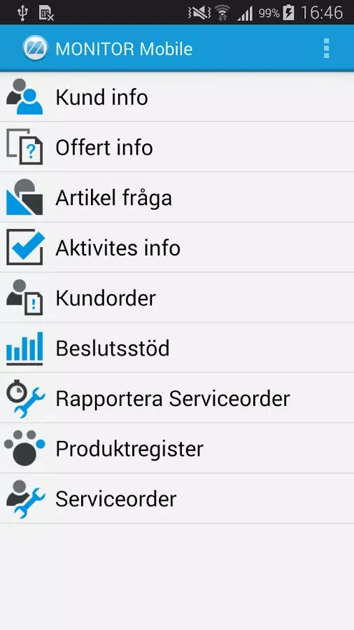 MONITOR Mobile 8.2 Screenshots