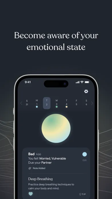 Moodlight - Daily journal سکرین شاٹس