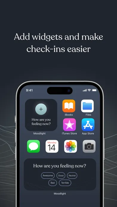 Moodlight - Daily journal سکرین شاٹس