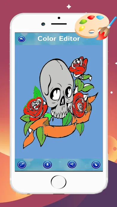 Monster Demon Aliens Colouring For Kids Games HD スクリーンショット