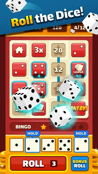 Capturas de tela do YATZY BINGO Tournament