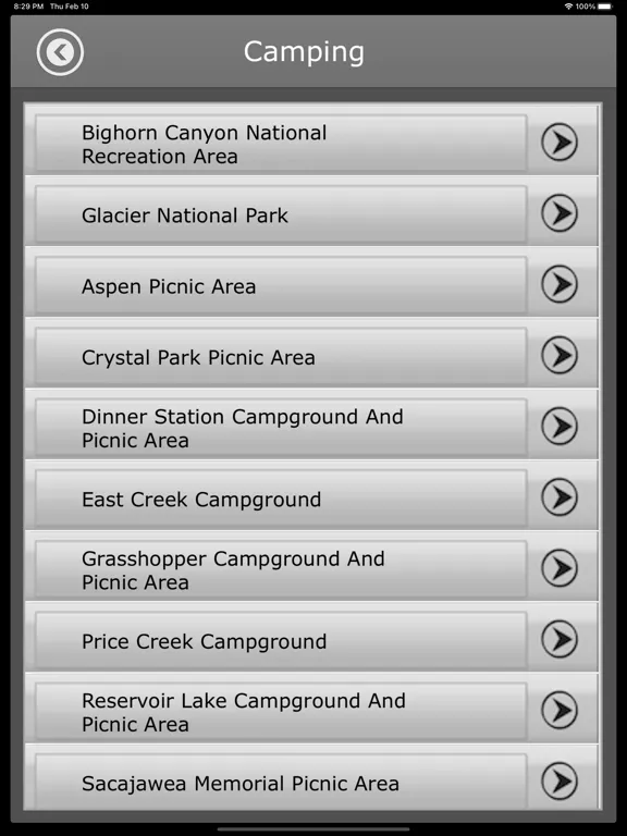 Montana-Camping & Trails,Parks iPad  スクリーンショット