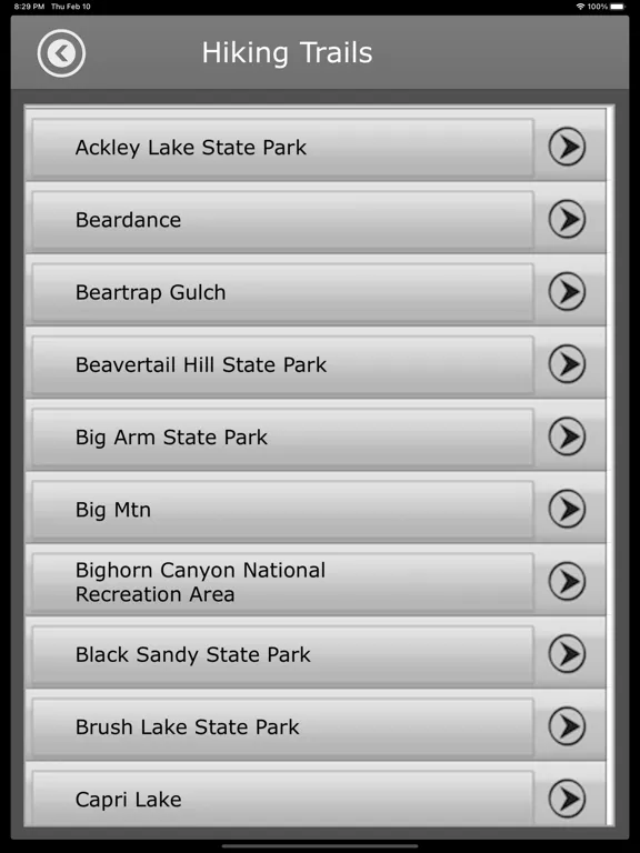 Montana-Camping & Trails,Parks iPad  スクリーンショット