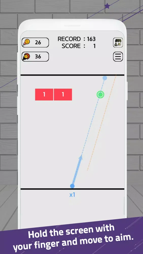 Swipe Brick Breaker 스크린샷