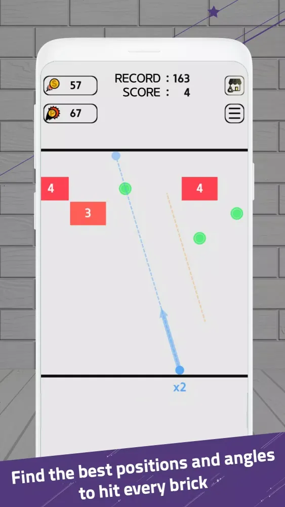 Swipe Brick Breaker 스크린샷