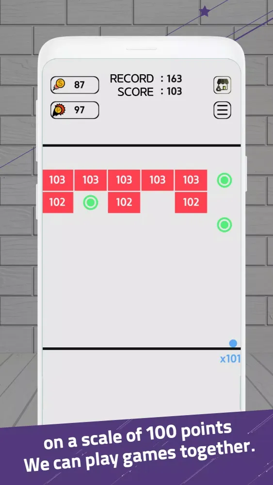 Swipe Brick Breaker 스크린샷