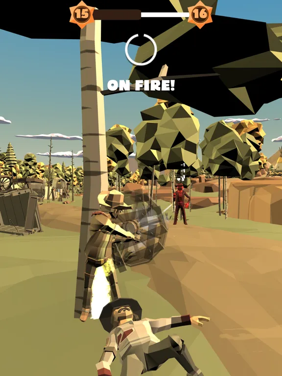 ภาพหน้าจอของ Cowboy Duel 3D iPad 