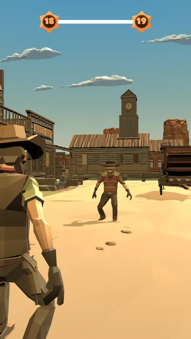 ภาพหน้าจอของ Cowboy Duel 3D