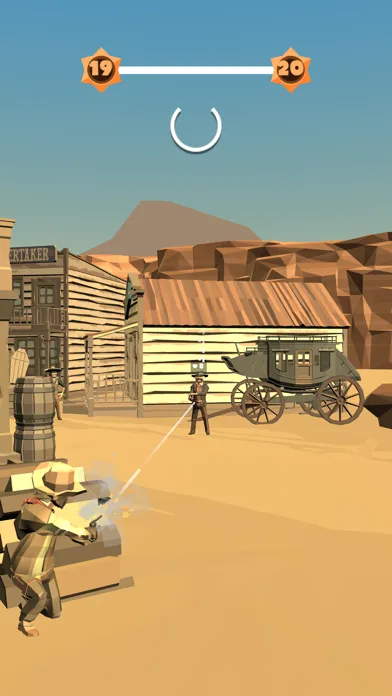 ภาพหน้าจอของ Cowboy Duel 3D
