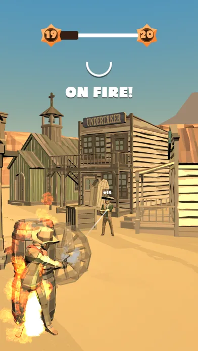 ภาพหน้าจอของ Cowboy Duel 3D