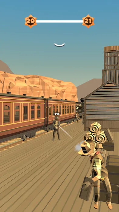 ภาพหน้าจอของ Cowboy Duel 3D