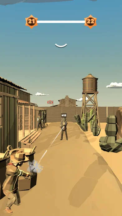 ภาพหน้าจอของ Cowboy Duel 3D