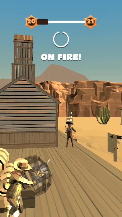 ภาพหน้าจอของ Cowboy Duel 3D
