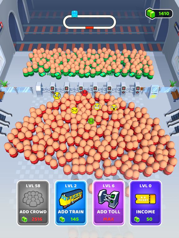 Subway Crowd! iPad  سکرین شاٹس