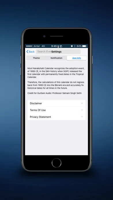 Скриншоты Mool Nanakshahi Calendar App
