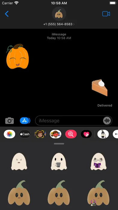 Happy Fall Emojis应用截图