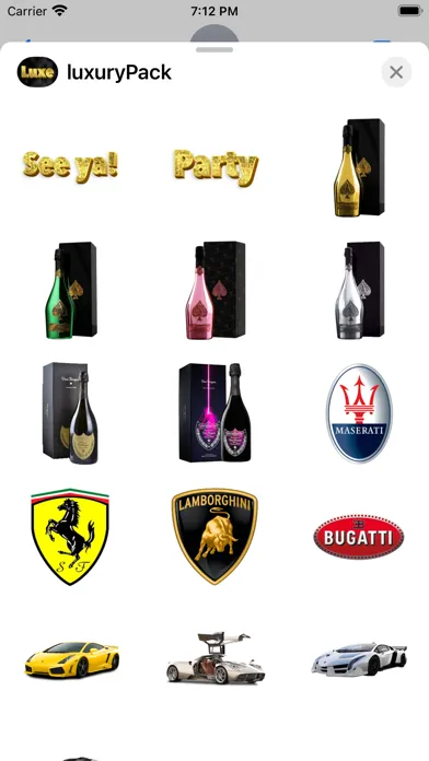 Luxe Stickers Screenshots