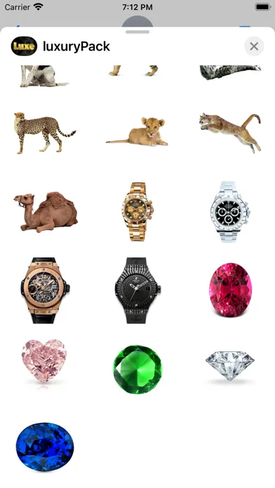 Luxe Stickers Screenshots