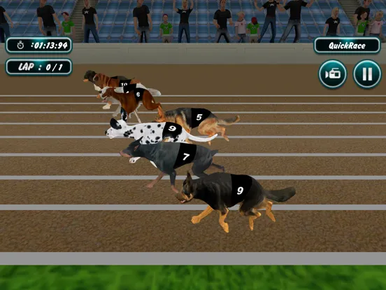 Tangkapan skrin Dog Racing iPad 