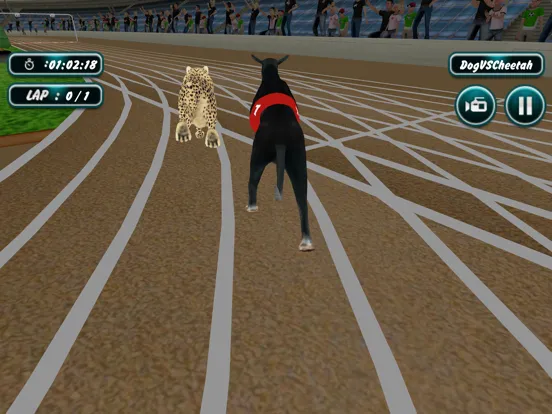 Tangkapan skrin Dog Racing iPad 