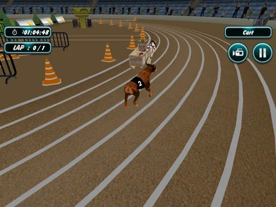 Tangkapan skrin Dog Racing iPad 