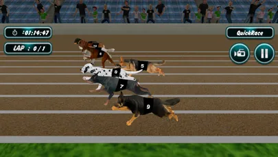 Tangkapan skrin Dog Racing