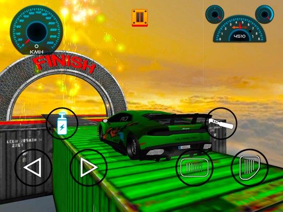 Impossible Car Stunts Ramp iPad  Screenshots