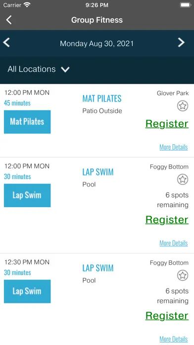 Tangkapan layar Balance Gym Mobile