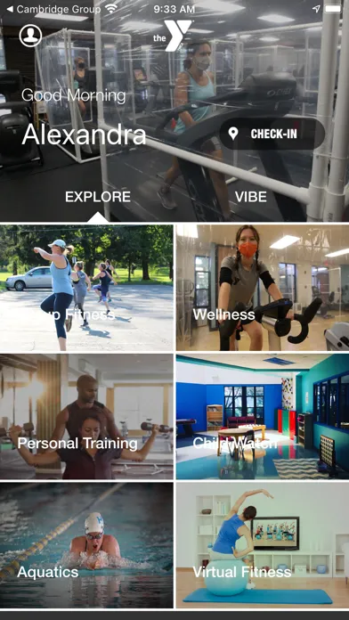 Capturas de tela do Hampshire Regional YMCA
