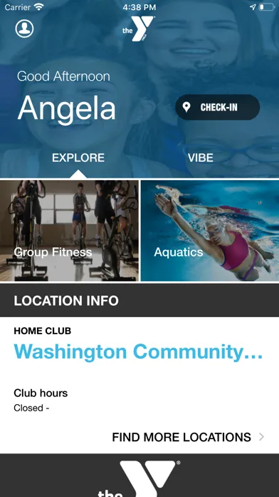 Capturas de tela do YMCA of Wash County