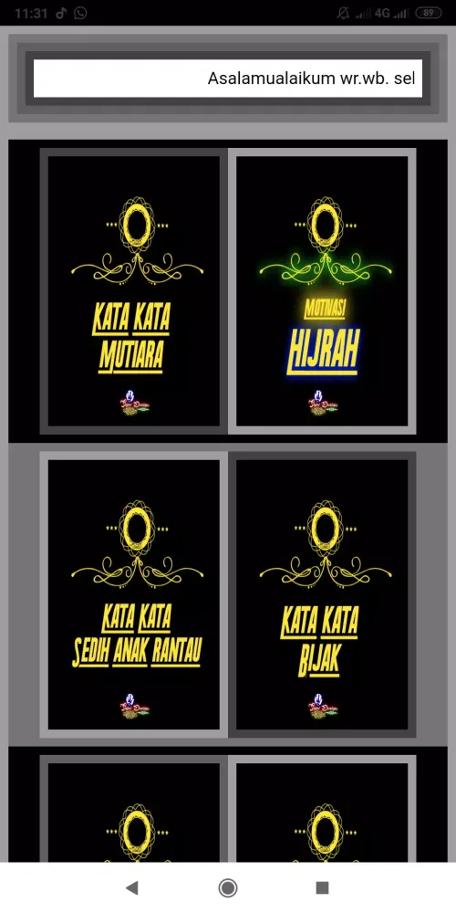 MotivasiKu - Kumpulan Kata mutiara, Hijrah, hadist应用截图