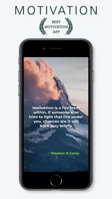 Screenshot di Motivation Quotes App - Widget