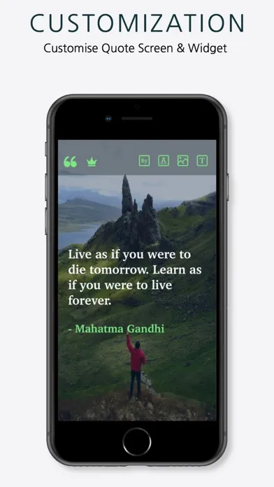 Screenshot di Motivation Quotes App - Widget