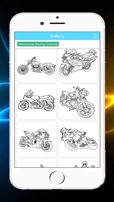Motorcycle Racing Coloring Book For Kids স্ক্রিনশট