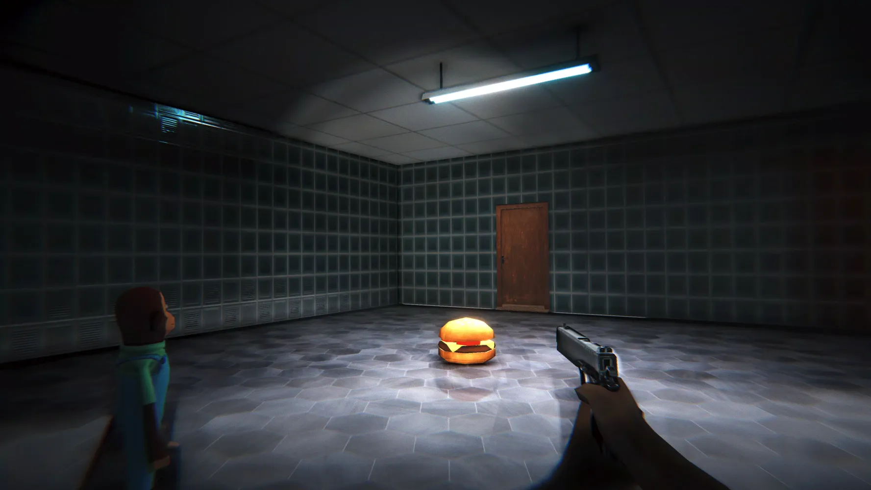 ภาพหน้าจอของ Backrooms Buff Doge Horror