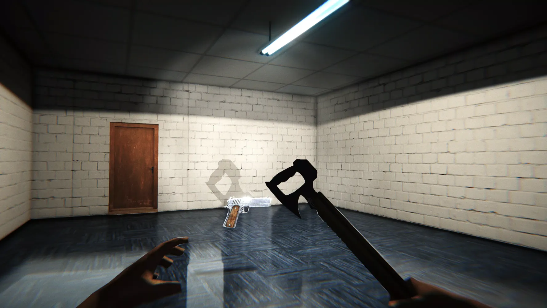 ภาพหน้าจอของ Backrooms Buff Doge Horror