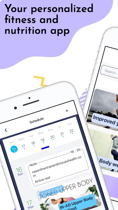 MoveX Health Ekran Görüntüleri