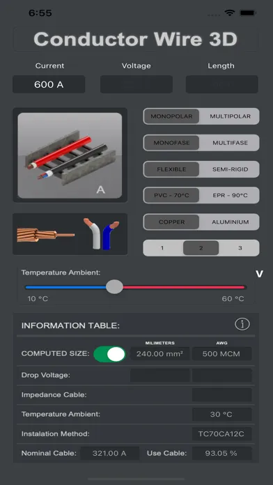 Select Conductor Wire PRO Screenshots