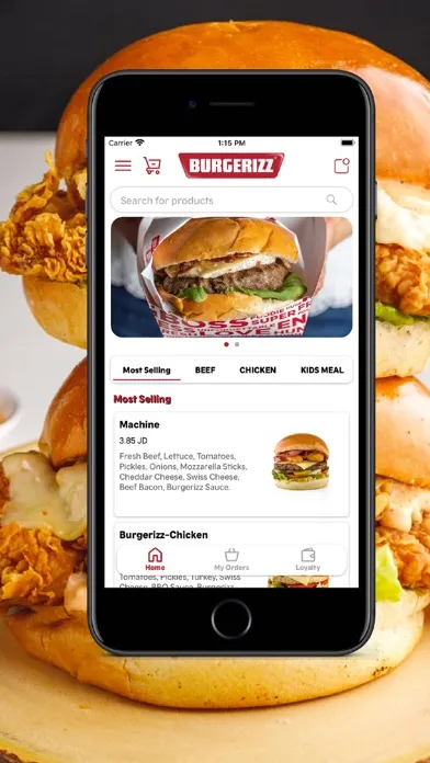 Burgerizz سکرین شاٹس