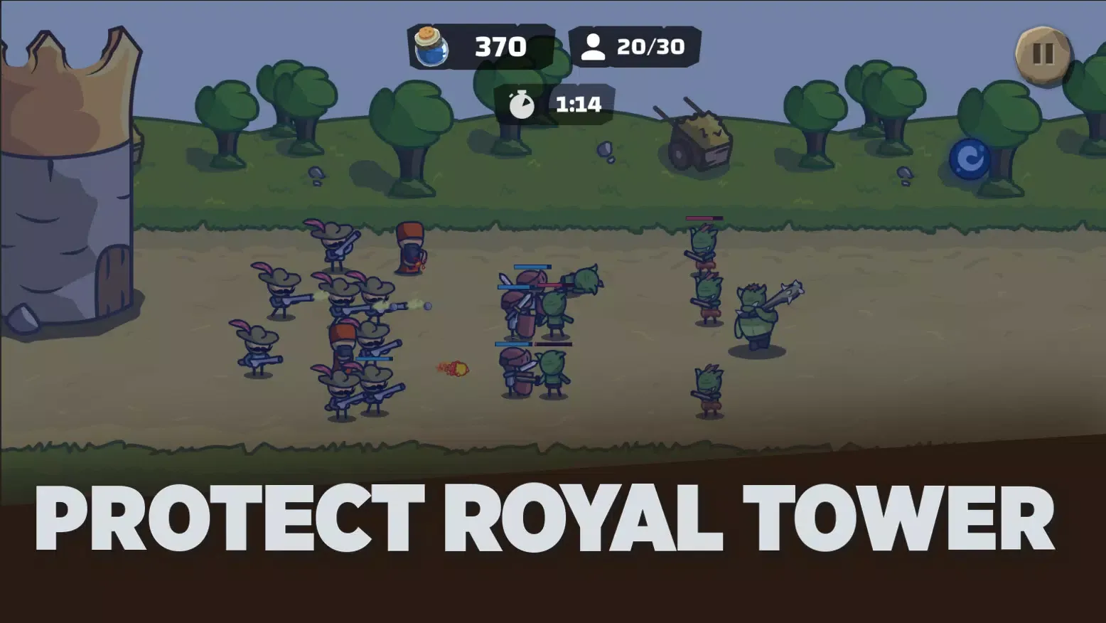 Clash Grow Castle — TD Games应用截图