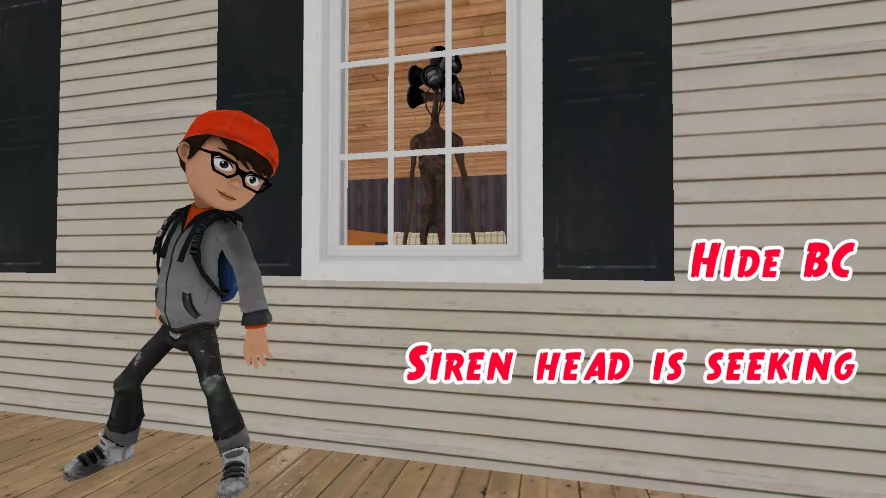 Tangkapan layar siren head house Robbery