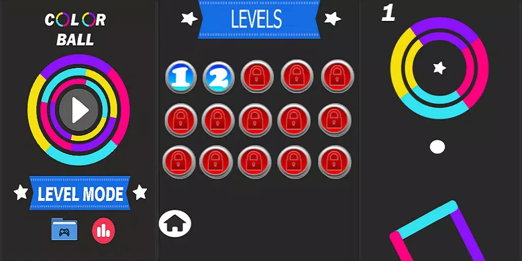 Tangkapan layar Color Ball Level