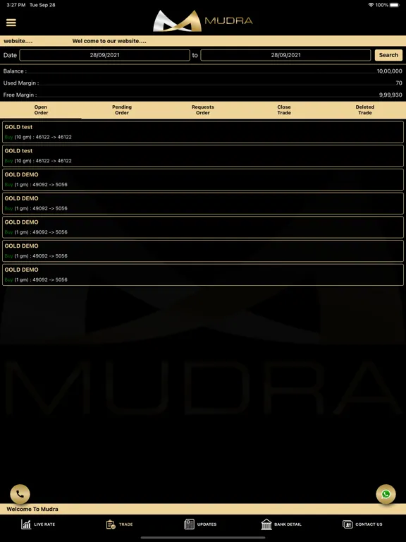 Скриншоты Mudra Bullion iPad 